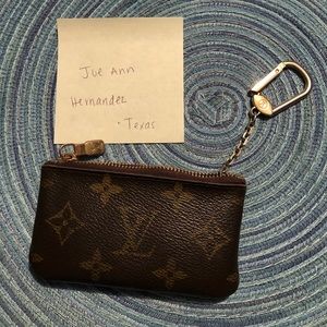 Louis Vuitton LV cles key chain AUTHENTIC